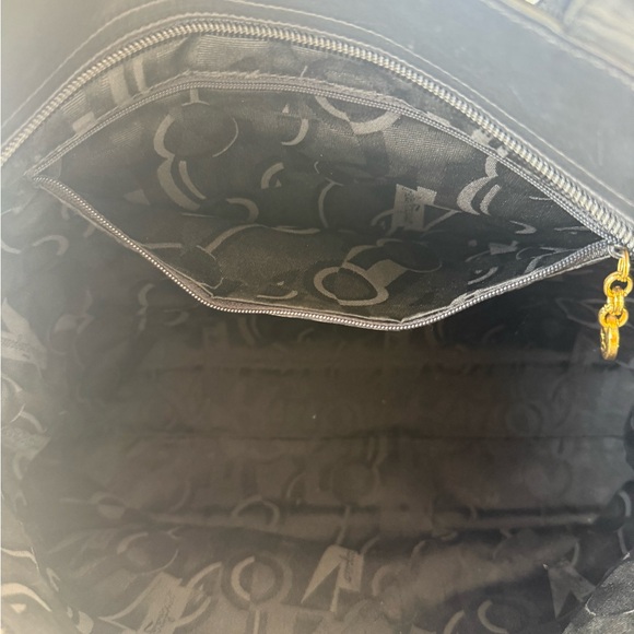 Salvatore Ferragamo Black and Gold Tote Bag - Picture 11 of 14